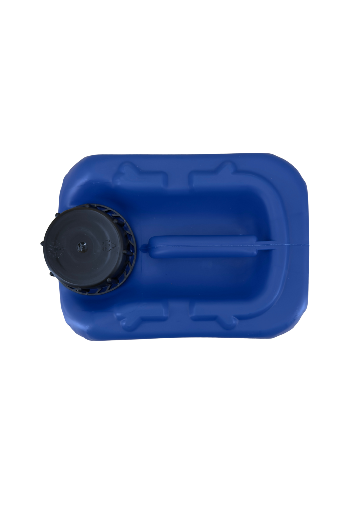 OCP Oil Prime 12000-46 5 L jerrycan, top view with cap and handle