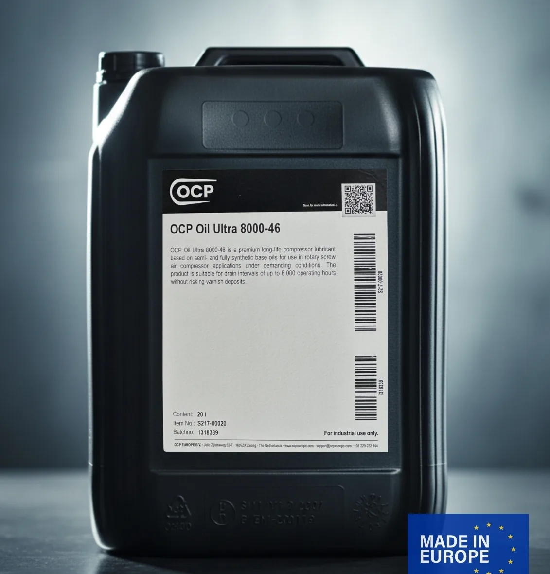 OCP Oil Ultra 8000-46 jerrycan