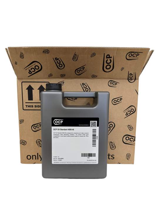 OCP Oil Standard 4000-46 5 L jerrycan, front label