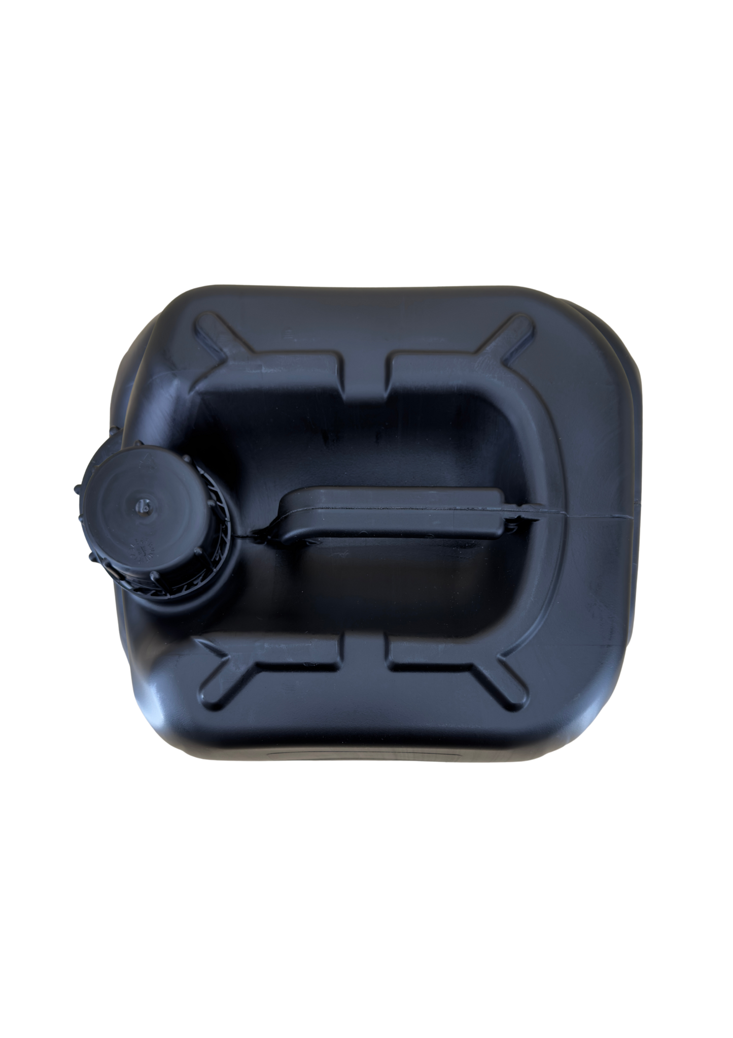 OCP Oil Ultra 8000-46 20 L jerrycan, top view with cap and handle