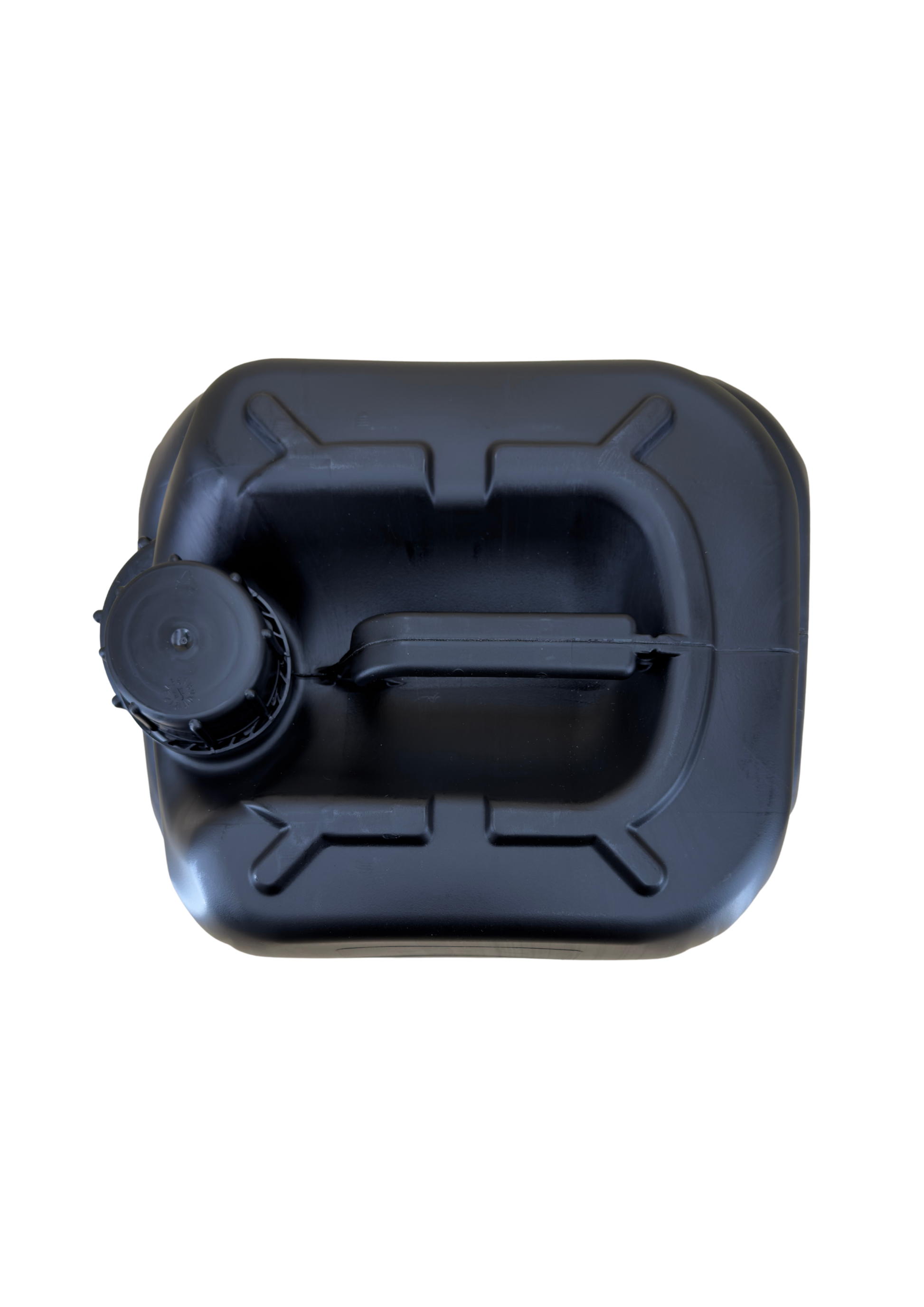 OCP Oil Ultra 8000-46 20 L jerrycan, top view with cap and handle